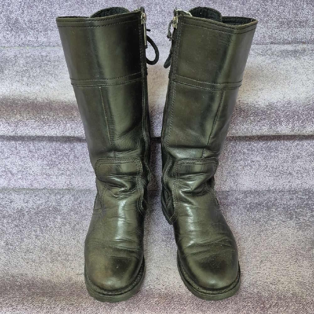 Harley-Davidson Black Leather Riding Boots